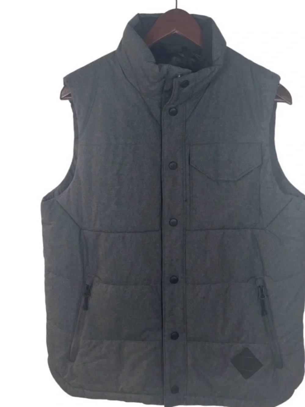 The North Face Men’s Medium Patricks Point Vest Puffer Grey Insulated
